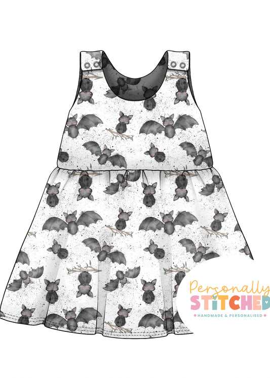 Bat Splats French Terry Blossom Dress
