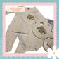 5 Piece Personalised Layette Set ✭ Bear Design