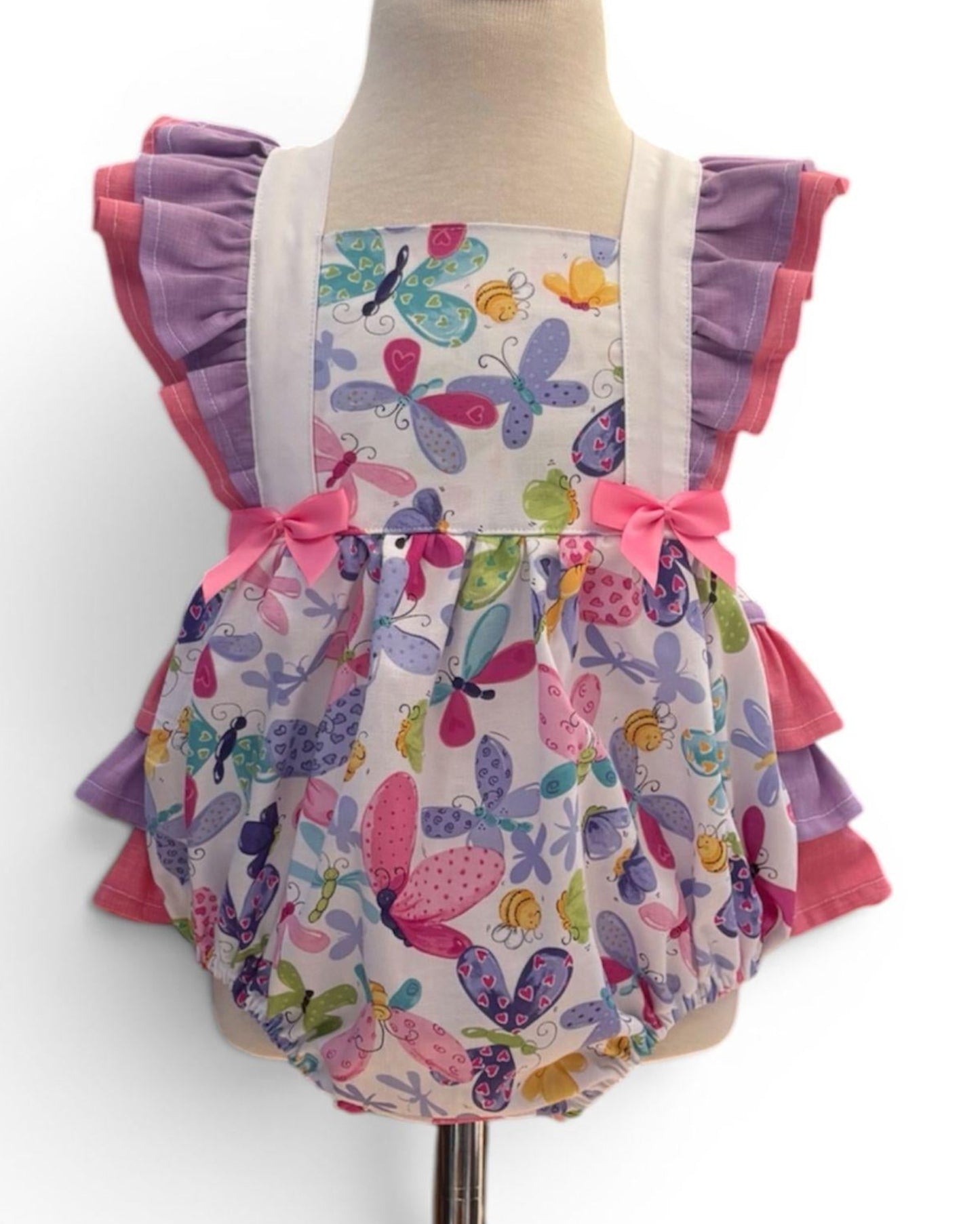 The Bellevue Romper — Summer Butterflies Collection
