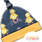 Bianca Duck Print Handmade Tie Knot Baby Hat