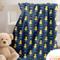 Buddy Duck Print Handmade Baby Blanket