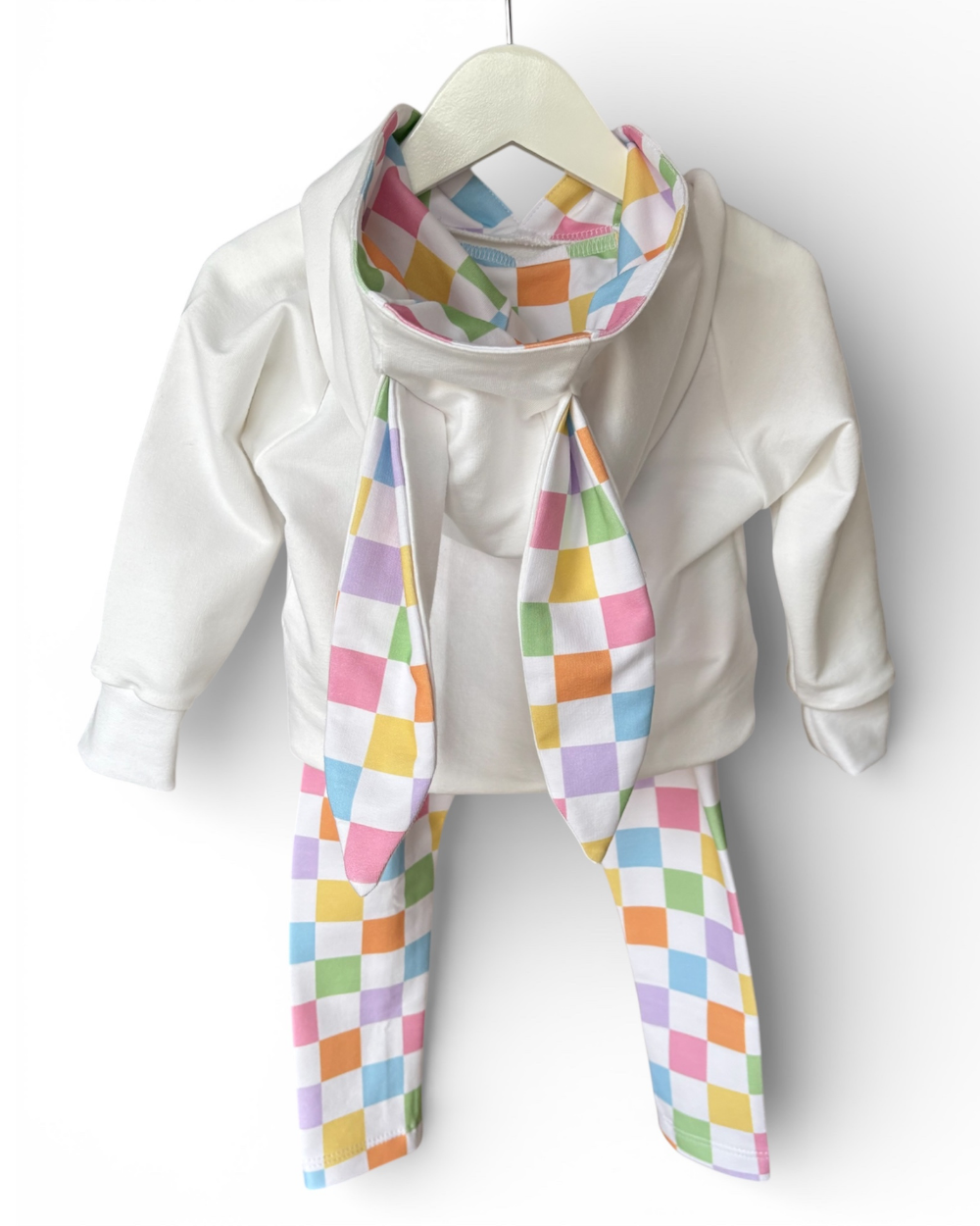Choice of Easter Fabrics | Handmade Bunny Ear Hoodie