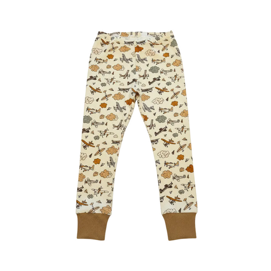 2-3 Years | vintage Planes Ribbed Cuff Leggings | READY TO POST