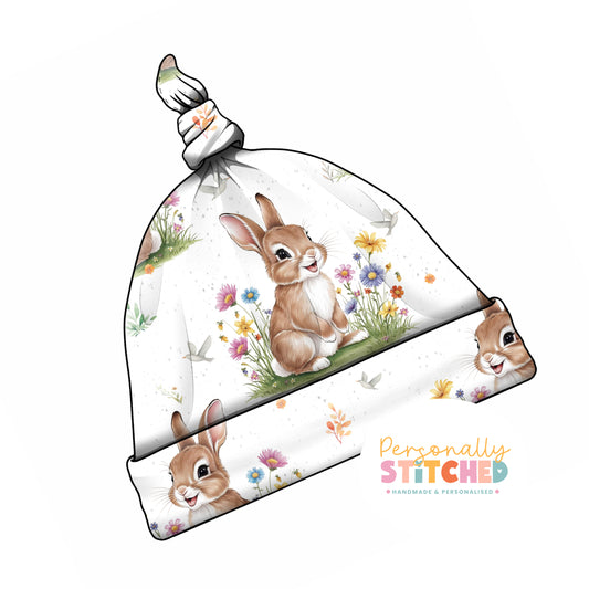 Exclusive Cutie Rabbit Tie Knot Baby Hat