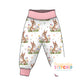 Exclusive Cutie Rabbit Organic Cotton Jersey Relaxed Fit Bottoms