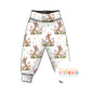 Exclusive Cutie Rabbit Organic Cotton Jersey Relaxed Fit Bottoms