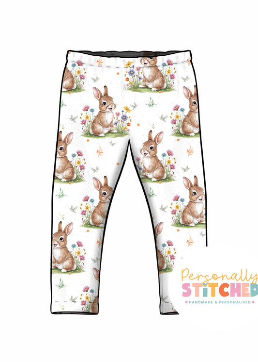 Exclusive Cutie Rabbit Organic Cotton Jersey Classic Leggings