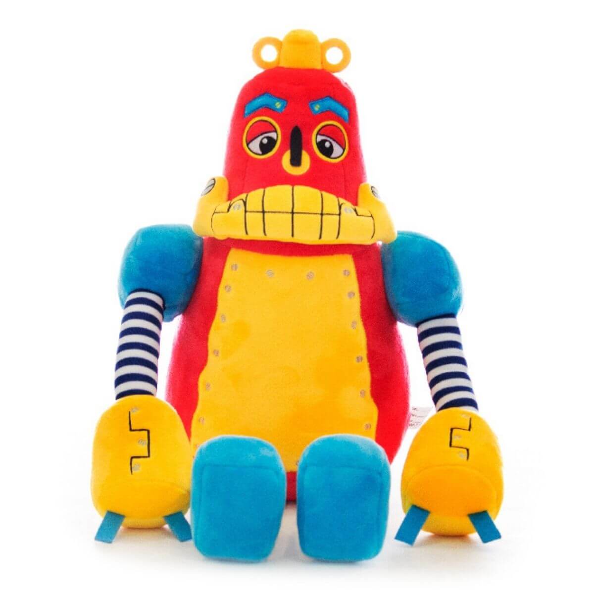 DAVE the robot soft toy with embroidered personalised name