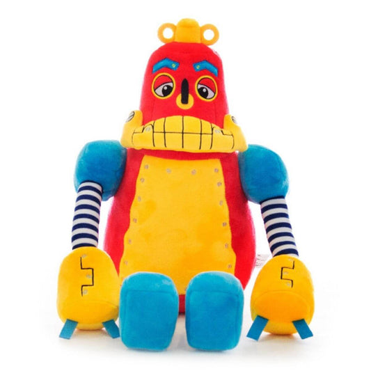 DAVE the robot soft toy with embroidered personalised name