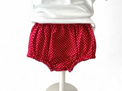 Red Polka Dot | Woven Cotton Bloomers
