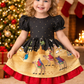 3 Years | Away in a Manger | Handmade Woven Cotton Girls Dress | READY TO POST