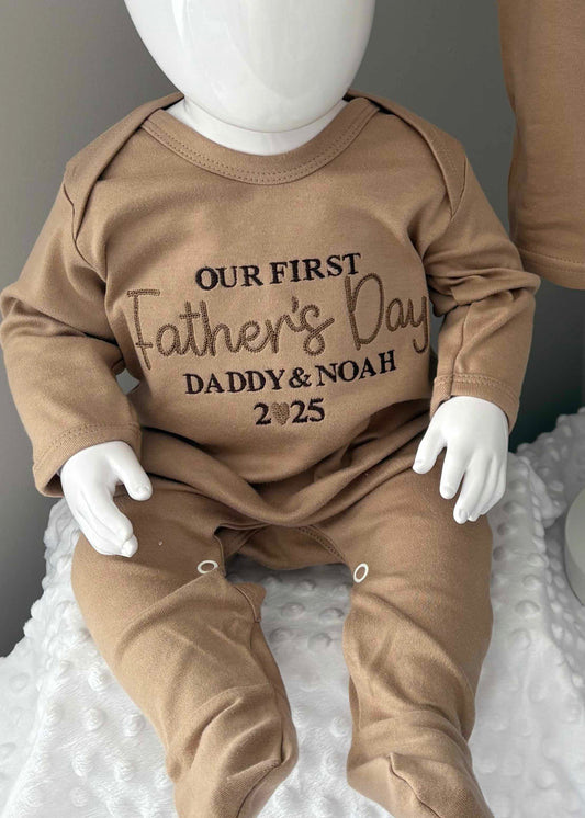 Our First Father's Day romper