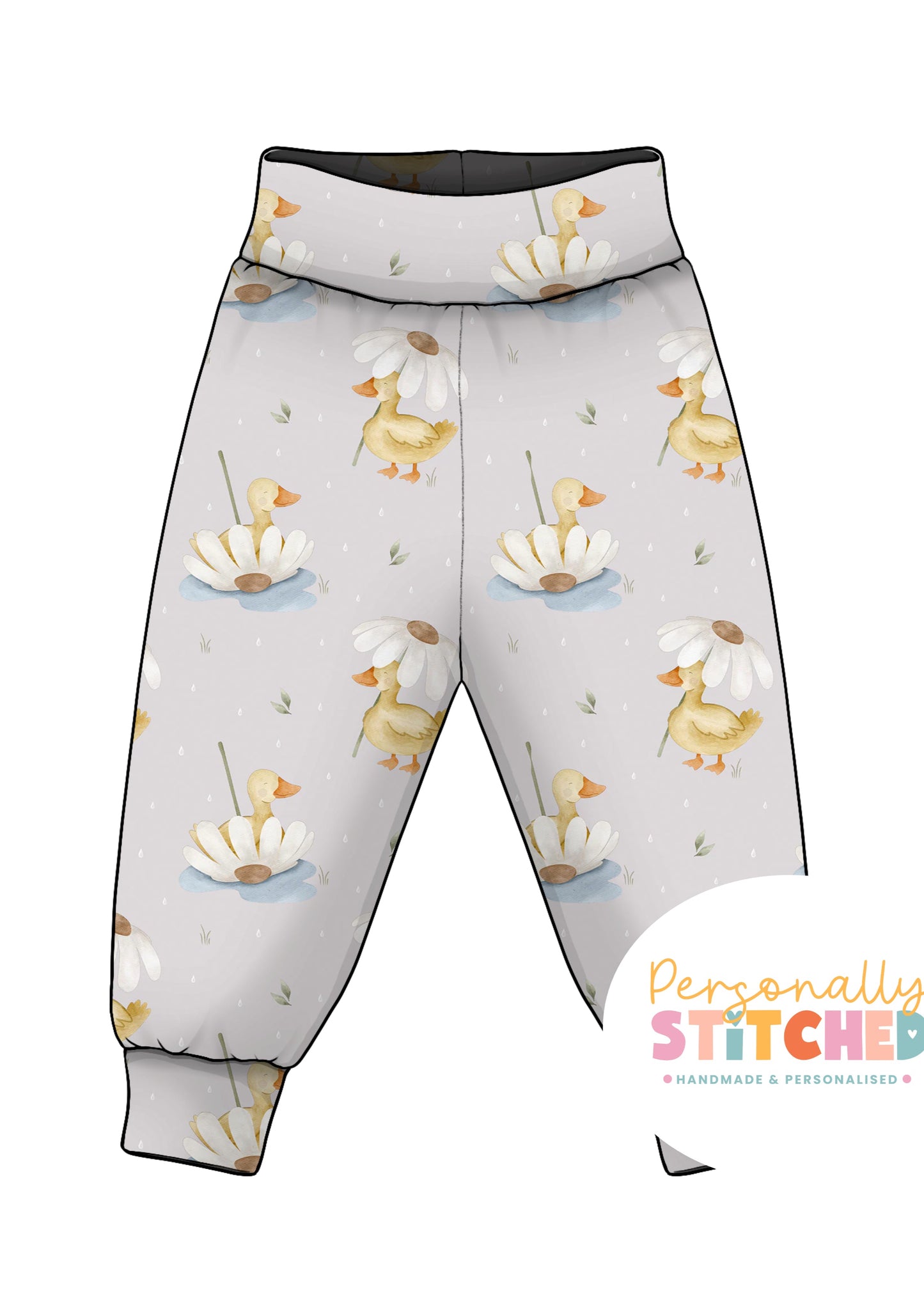 Duck's & Daisy Organic Cotton Jersey Relaxed Fit Bottoms