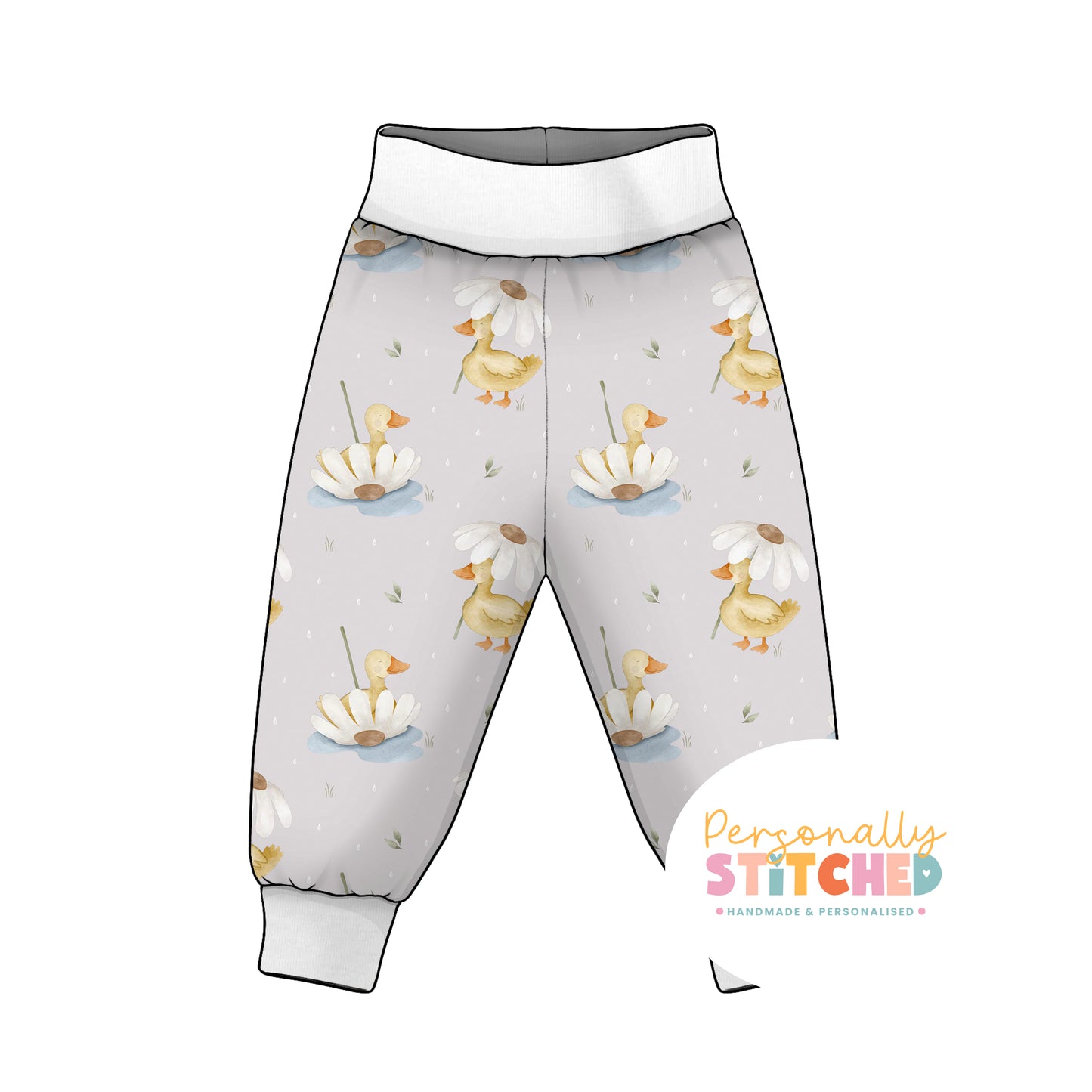 Duck's & Daisy Organic Cotton Jersey Relaxed Fit Bottoms