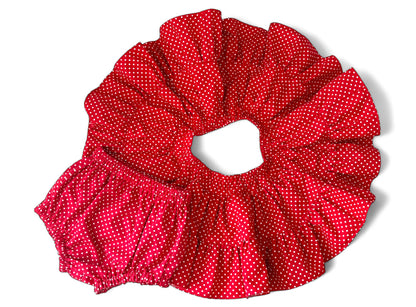 Red Polka Dot | Woven Cotton Preston Skirt