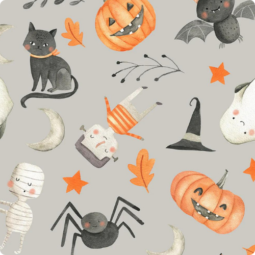 Handmade Halloween Print Candy Dress 3-6 Months - Ready to Post