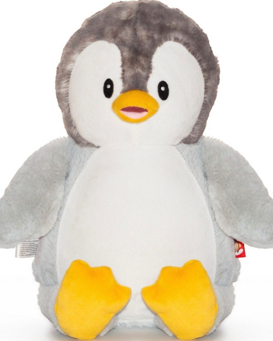 Bingle Grey Penguin | Official Cubbie Soft Toy | Personalised