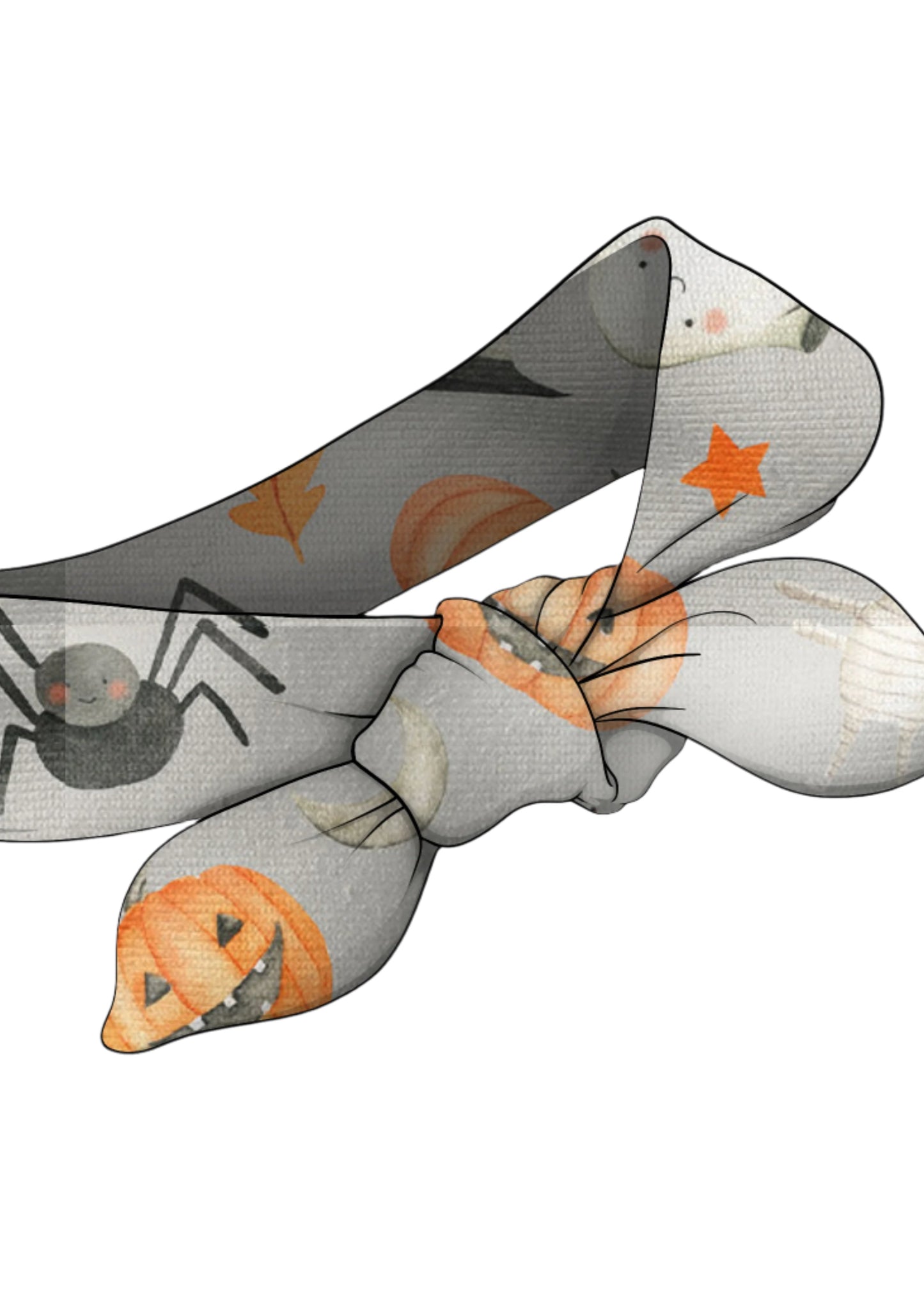 Halloween Print Tiny Knot Headband