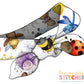 Happy Bugs Print Tiny Knot Headband