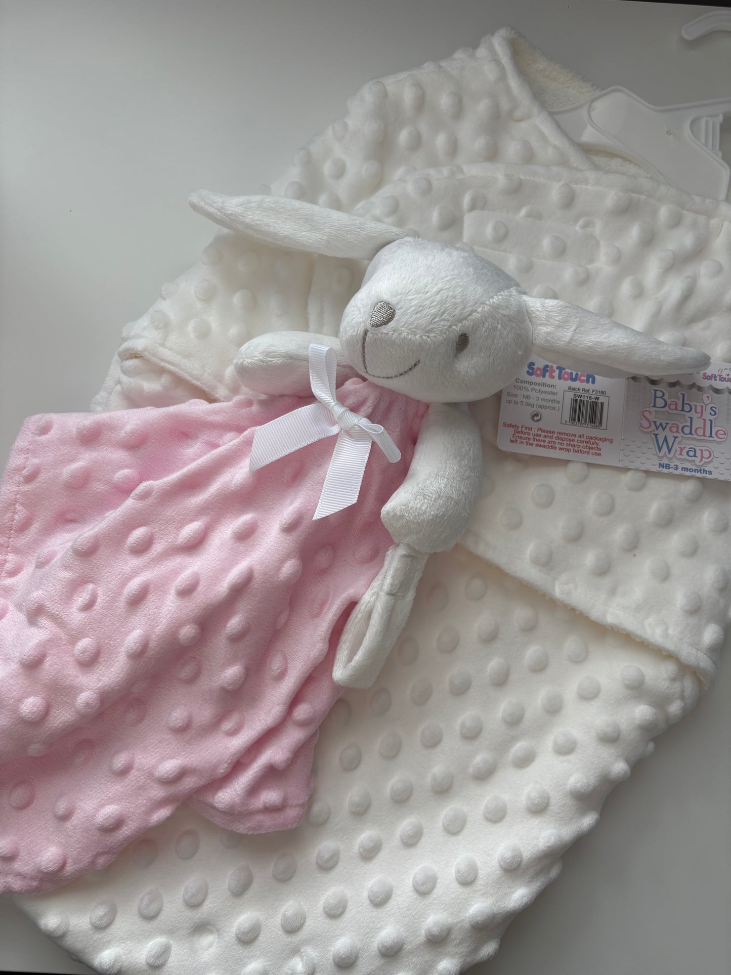Personalised Swaddle & Comforter Set