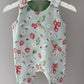 Strawberry Meadow Organic Cotton Jersey Dungaree Romper