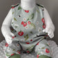 Strawberry Meadow Organic Cotton Jersey Dungaree Romper
