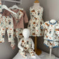 On The Farm Print Organic Jersey Blossom Dress (Handmade To Order)