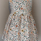 Autumn Boho Floral Organic Cotton Jersey Blossom Dress
