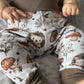 Exclusive Hedgehog Print French Terry Relaxed Fit Yoga Waist & Cuff Joggers