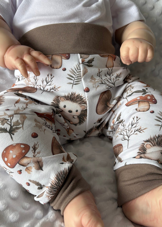Exclusive Hedgehog Print French Terry Relaxed Fit Yoga Waist & Cuff Joggers
