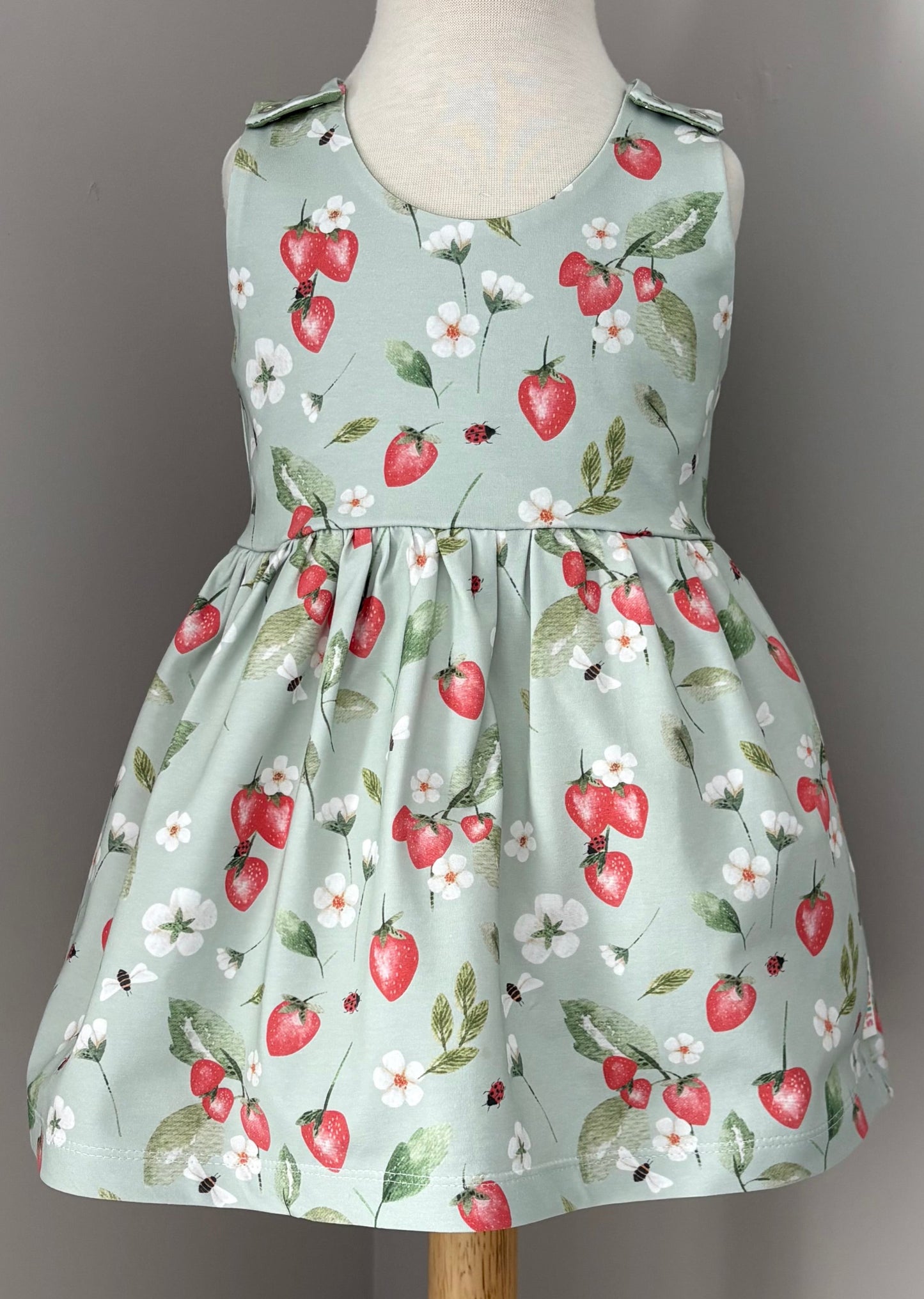 Strawberry Meadow Organic Cotton Jersey Blossom Dress