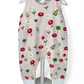 12-18 Months | Ladybird Flowers | Handmade Jersey Playful Romper | Discontinued Print | READY TO POST