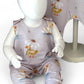 Duck's & Daisy Organic Cotton Jersey Dungaree Romper