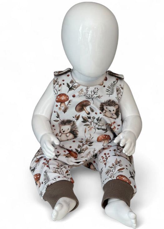 Exclusive Hedgehog Print French Terry Romper