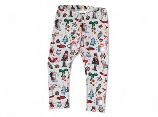 Winter Treasures French Terry Classic Leggings (Ready To Post)