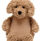 Stuffed toy labradoodle with curly fur 
