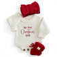 Christmas Design Organic Knit Romper (Romper Only)