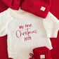 Christmas Design Organic Knit Romper (Romper Only)