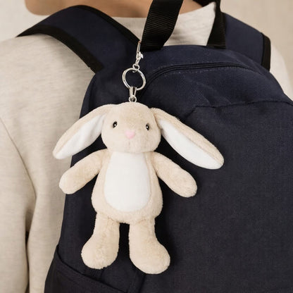 Personalised Plush Bear & Bunny Keyring | Custom Name Bag Charm | Teddy Backpack Charm | Gift for Kids & Adults