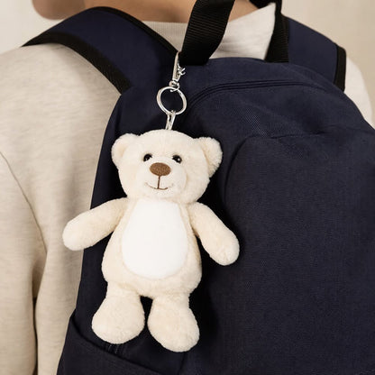 Personalised Plush Bear & Bunny Keyring | Custom Name Bag Charm | Teddy Backpack Charm | Gift for Kids & Adults