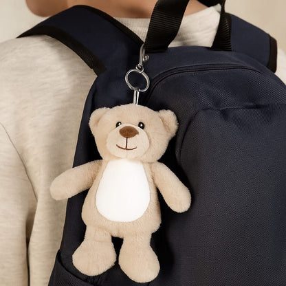 Personalised Plush Bear & Bunny Keyring | Custom Name Bag Charm | Teddy Backpack Charm | Gift for Kids & Adults