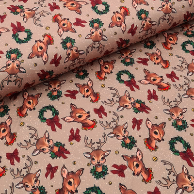 Handmade Vintage Reindeer Print Samples