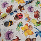 Happy Bugs Print Blanket Sample (Personalised)