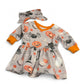 Handmade Halloween Print Candy Dress 3-6 Months - Ready to Post