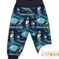 Ice Skating Puffins French Terry Relaxed Fit Yoga Waist & Cuff Joggers