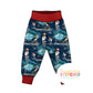 Ice Skating Puffins French Terry Relaxed Fit Yoga Waist & Cuff Joggers