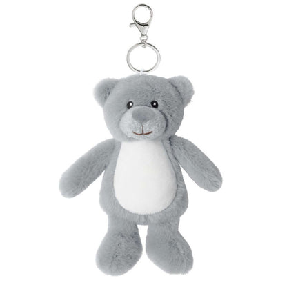 Personalised Plush Bear & Bunny Keyring | Custom Name Bag Charm | Teddy Backpack Charm | Gift for Kids & Adults