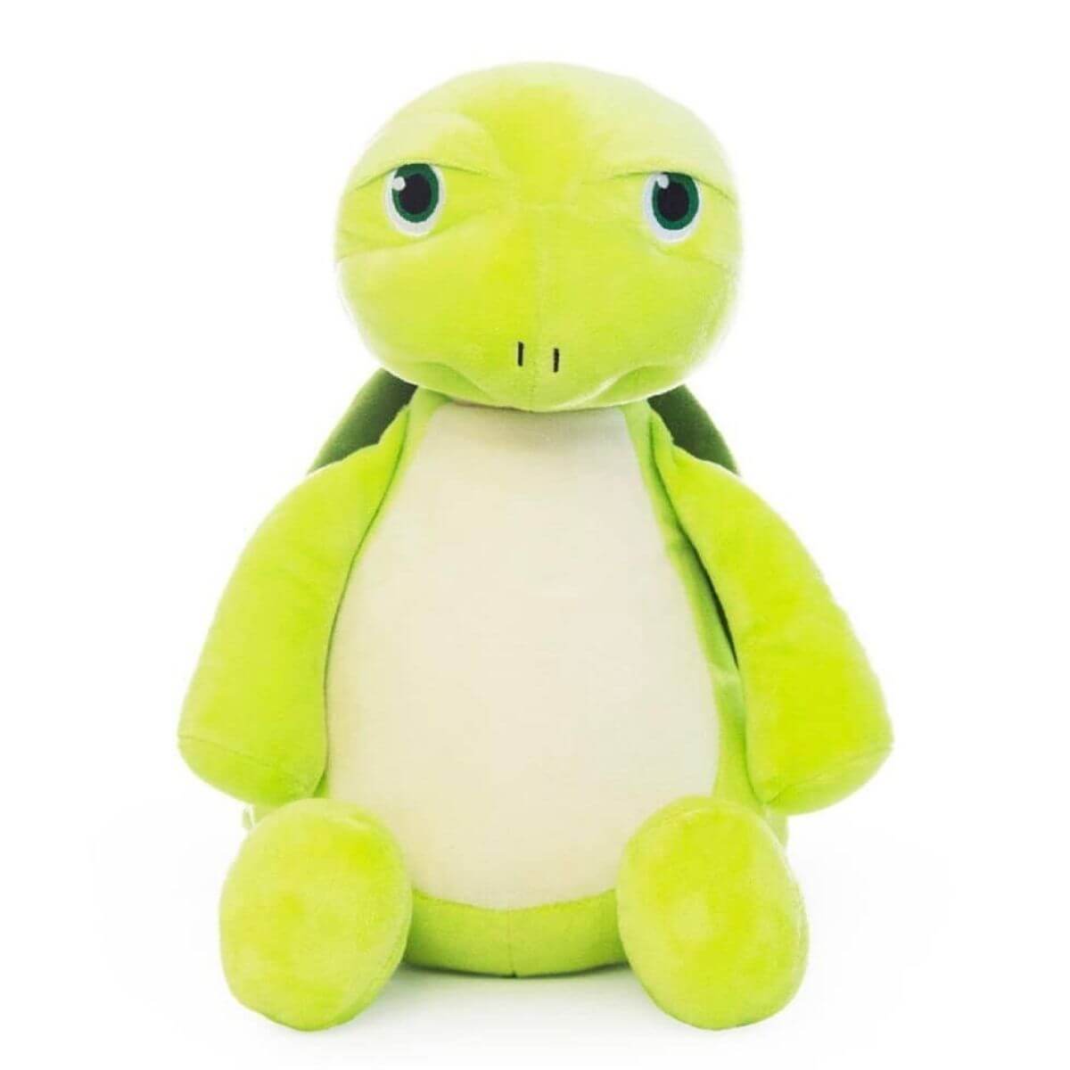 Mr Shigglesworth the turtle soft toy with personalised name embroidery
