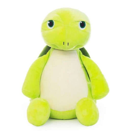 Mr Shigglesworth the turtle soft toy with personalised name embroidery
