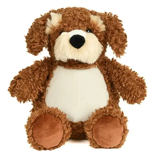 Muggle Buggle the curly cockapoo dog soft toy with personalised name embroidery